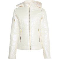 Leichte irisierende Steppjacke mit Kapuze