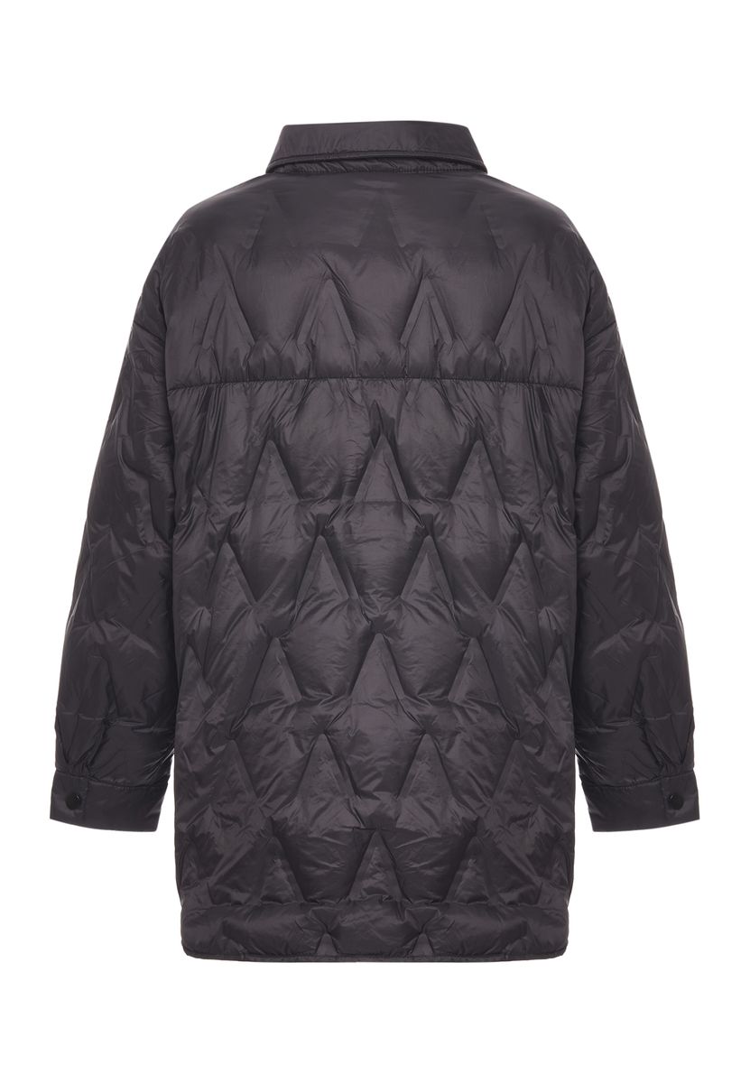 Gesteppte Hemdjacke mit Knopfleiste