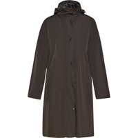 Leichter Parka mit Kapuze und Druckknopfleiste