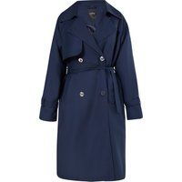 Klassischer zweireihiger Trenchcoat mit Gürtel