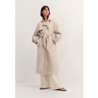 Zweireihiger Oversize-Trenchcoat