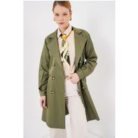 Doppelreihiger leichter Trenchcoat