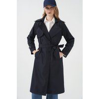 Klassischer doppelreihiger Trenchcoat