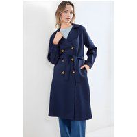Doppelreihiger Trenchcoat mit Bindegürtel