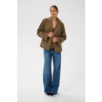 Kurze Doppelreihige Jacke in Loose Fit