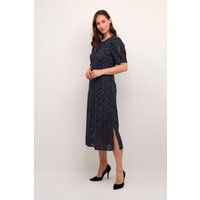 Feminines Spitzen-Midikleid