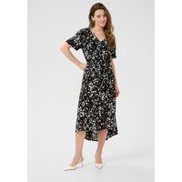 A-Linien-Midikleid mit Blumenprint