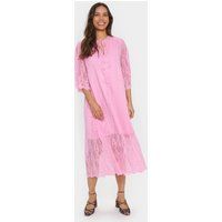 Midi-Kleid aus floraler Spitze