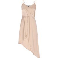 Asymmetrisches Satin-High-Low-Kleid