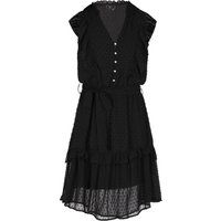 Mini-Kleid mit strukturierten Punkten