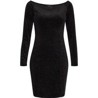 Glitzerndes Minikleid mit Rautenmuster