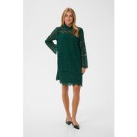 Elegantes Spitzen-Shiftkleid mit Stehkragen