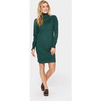 Strick-Minikleid mit Rollkragen