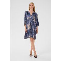 A-Linien-Kleid mit abstraktem Print