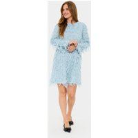 Strukturiertes Shaggy Shift-Minikleid