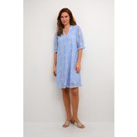 Lockeres Kleid mit floraler Spitze