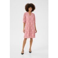 Lockeres Midi mit floraler Spitze