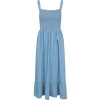 Gesmocktes Midi-Trägerkleid