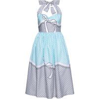 Halterneck-Midikleid mit Polka Dots