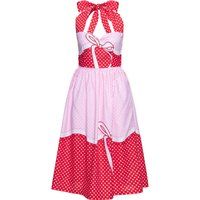 Retro Polka Dot Halter Midikleid