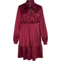 Seidiges Midikleid mit Schluppe