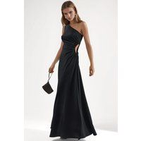 Asymmetrisches Maxikleid mit Cut-Out