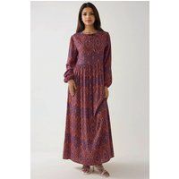 Maxikleid mit Paisley-Druck