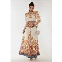 Elegantes Maxi-Kleid mit Paisleymuster