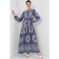 Maxikleid mit dekorativem Mandala-Print