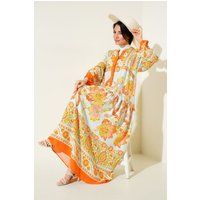 Florales Maxikleid im Bohème-Stil
