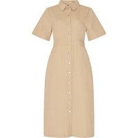 Klassisches Midi-Hemdkleid mit Knopfleiste