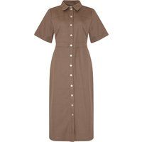 Kurzärmliges Maxikleid im Utility-Stil