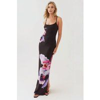 Maxikleid aus Jersey mit Blumenmuster