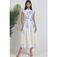 Elegantes Maxikleid mit Blumenprint