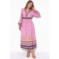 Elegantes Maxikleid mit Blumenmuster