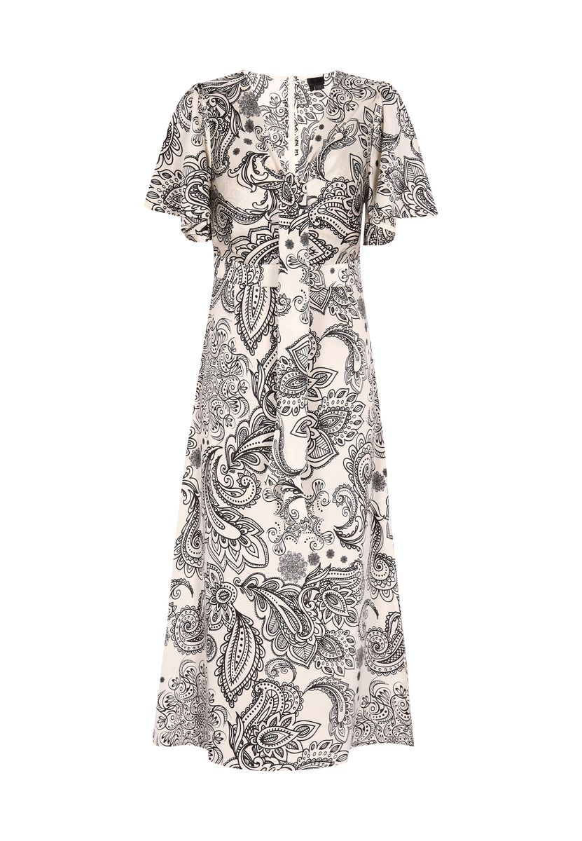 Elegantes Midikleid mit Paisleymuster