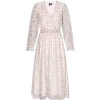 Midikleid mit floralem Chiffon-Print