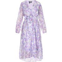Romantisches Wickelkleid mit Blumenmuster