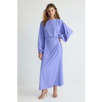 Elegantes Maxi-Kleid mit Überwurf