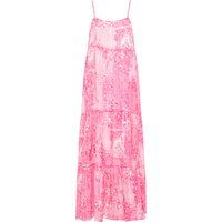 Gestuftes Maxikleid mit Paisley-Print