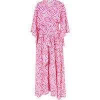 Maxikleid im Kimono-Stil mit Print