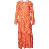 Gestuftes Maxikleid mit Animalprint