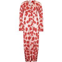 Maxikleid mit floralem Tulpenmuster