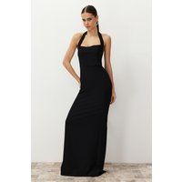 Elegantes Halterneck-Abendkleid in Maxilänge
