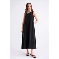 Minimalistisches Maxi-Kleid in weiter Passform