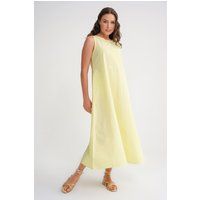Lässiges ärmelloses Maxikleid