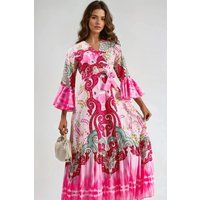 Boho-Maxikleid mit Paisley-Print