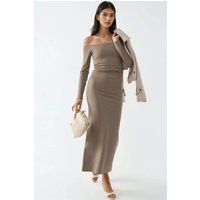 Elegantes Schulterfreies Bodycon-Maxi