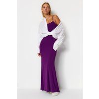Minimalistisches Maxikleid mit Spaghettiträgern