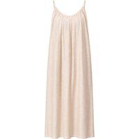 Minimalistisches strukturiertes A-Linien-Maxikleid